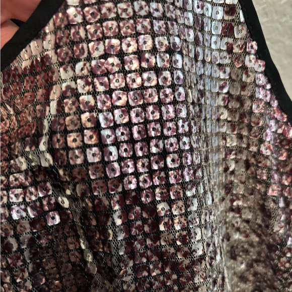 Zara Woman snakeskin sequin lined tank dress size Small - Picture 4 of 6